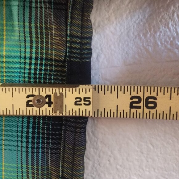 Dixxon Flannel Co Shirt Mens XL Green Black Plaid Mad Scientist Bamboo Button Up - Picture 10 of 10